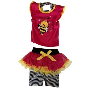 DDG Darlings Girls Baby Infant 6 9 Months 2 Pc Outfit Set Pants Short sleeve tsh